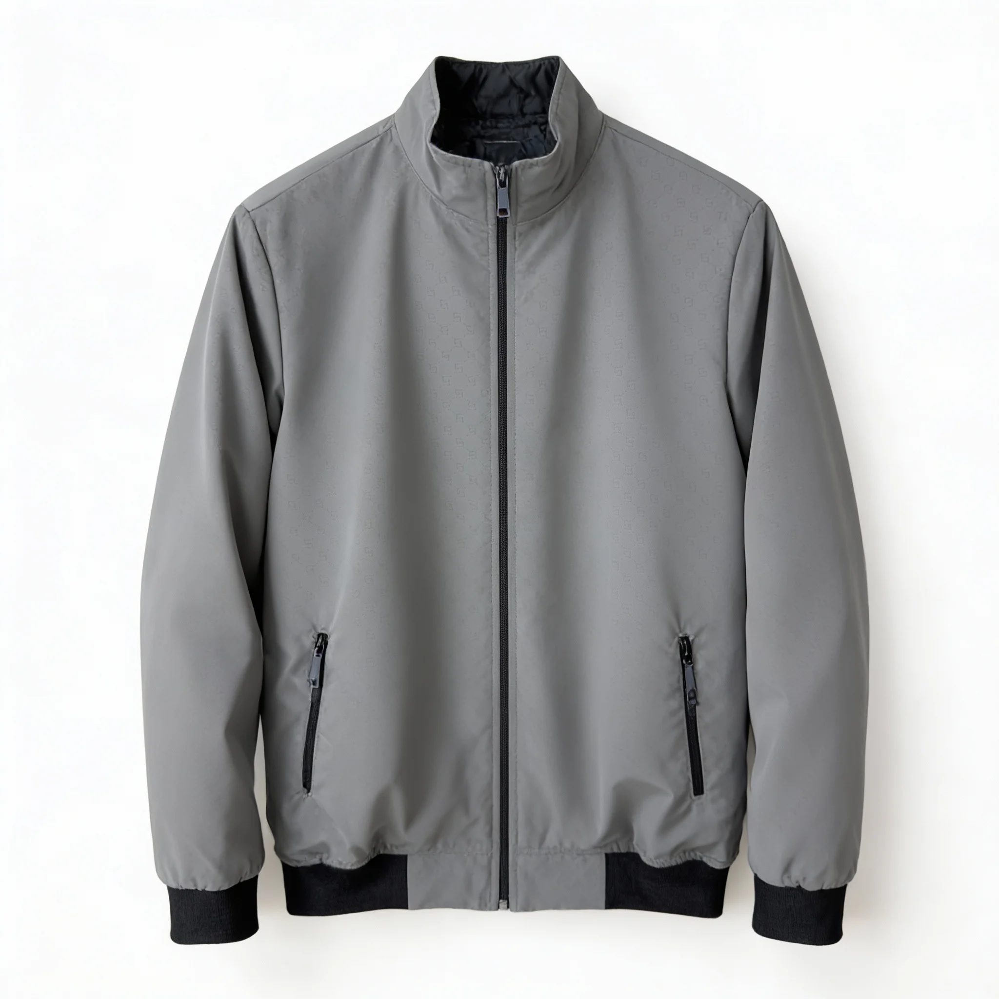 Men’s Kuasha Fabric Premium Winter Jacket – Ash Grey (KAG01)