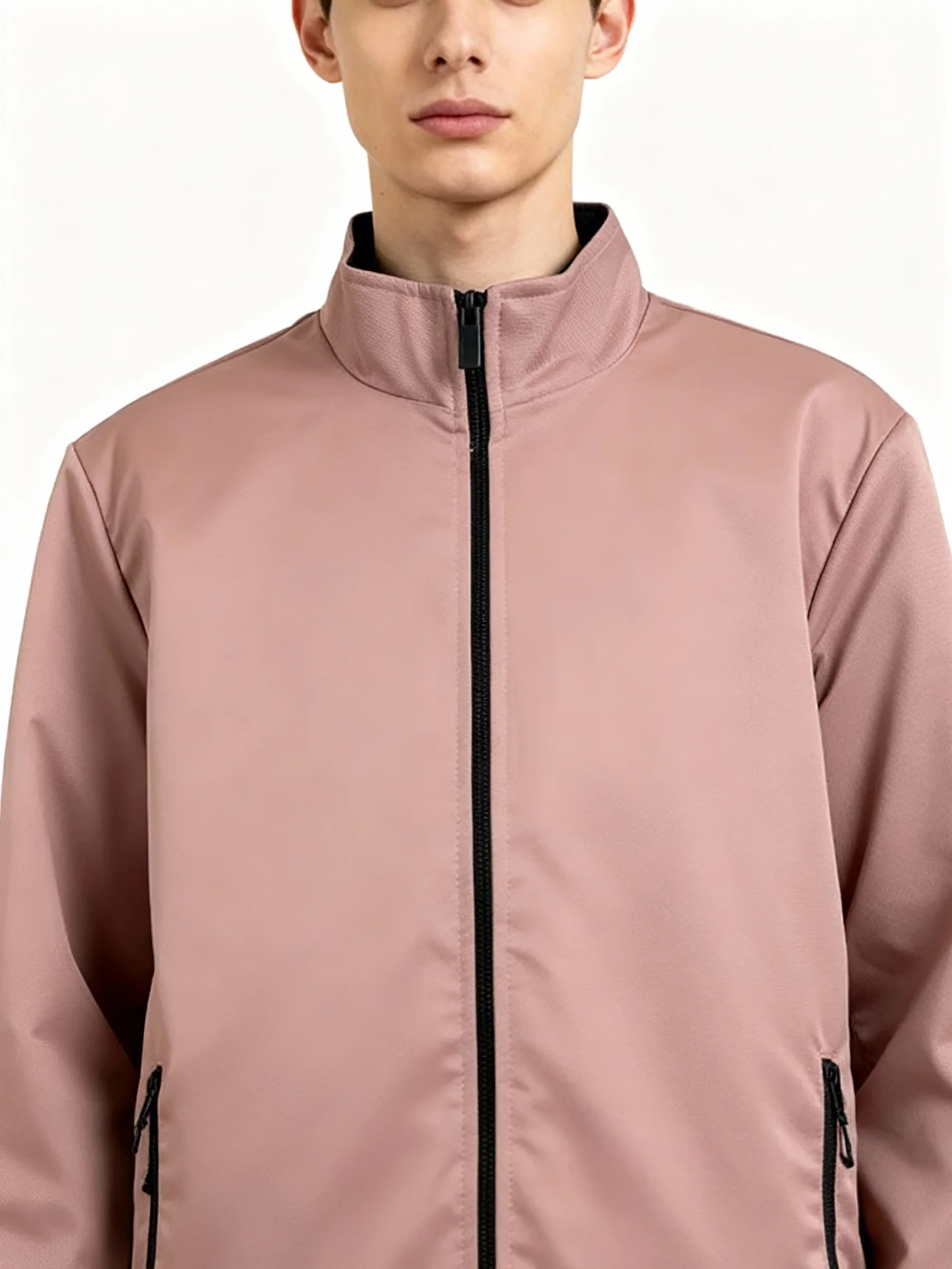 Men’s Kaizar Fabric Premium Winter Jacket – Baby Pink (JKP01)